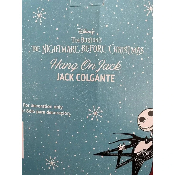 NEW Nightmare Before Christmas 5Ft Hang On Jack Skellington Colgante Decoration - Picture 7 of 9